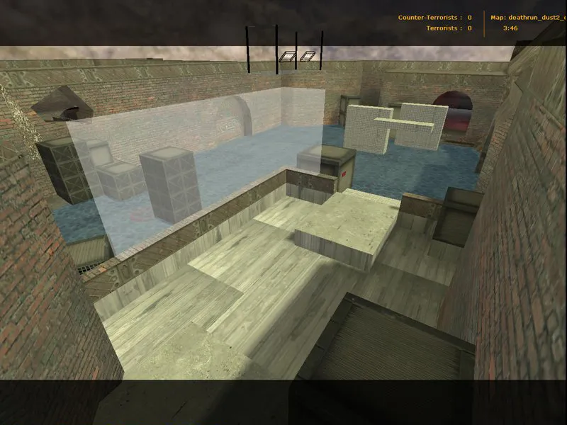 Скриншот Карта «deathrun_dust2_click21» для CS 1.6