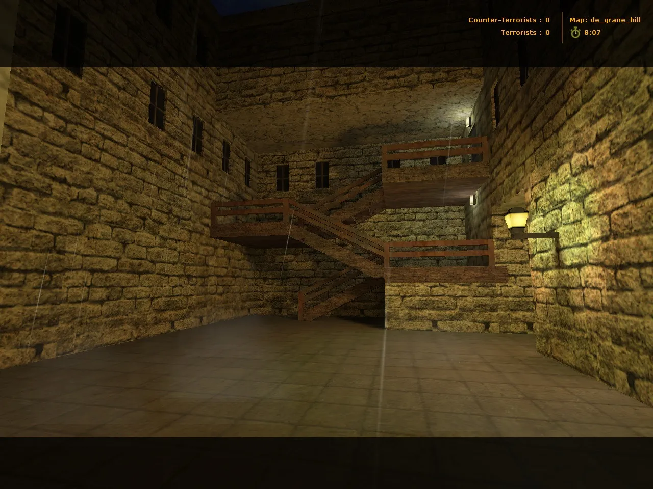 Скриншот  de_grane_hill для CS 1.6: тактики за CT и T, точки контроля, .nav и оптимизация карты