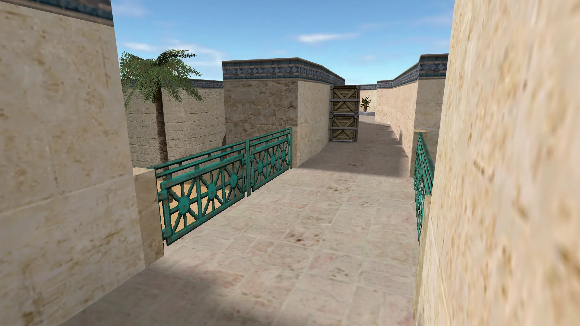 Скриншот  Карта de_dust2_suncsm для CS 1.6: баланс сторон, точки, .nav для ботов и оптимизация