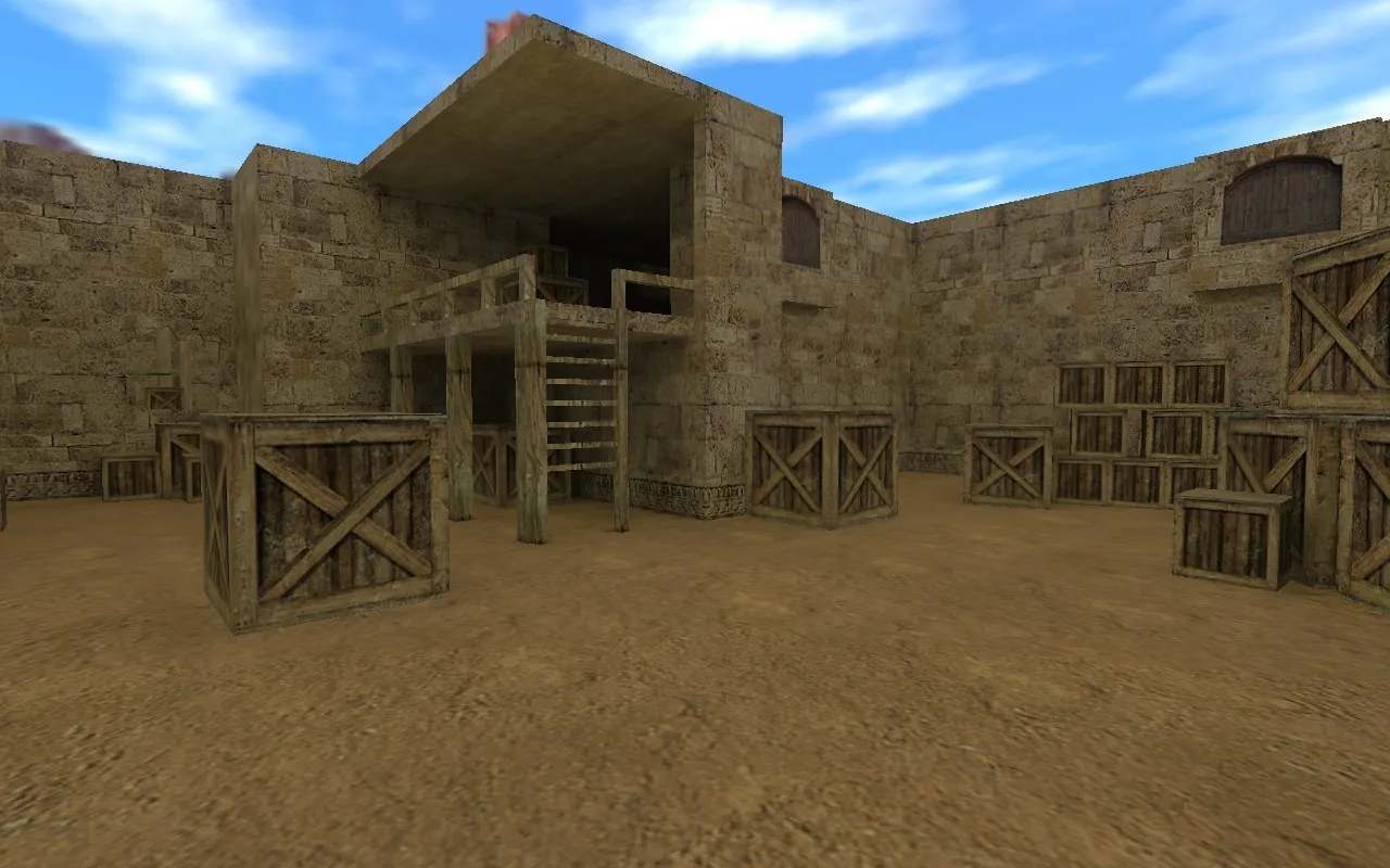 Скриншот  Карта de_reset_dust2 для CS 1.6: Баланс и тактика