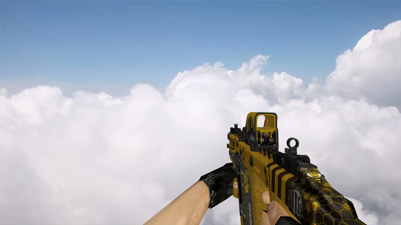 Скриншот Модель UMP-45 «SF2 Kriss Sv Bee» для CS 1.6: Погрузись в детали