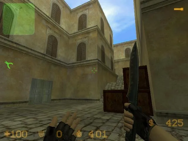 Скриншот  Карта de_small_village для CS 1.6 - Тактическая точка для боев