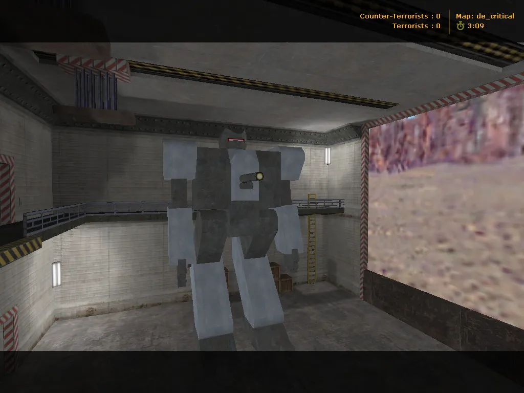 Скриншот  Карта de_critical для CS 1.6: точки, баланс, .nav для ботов, оптимизация wpoly/epoly