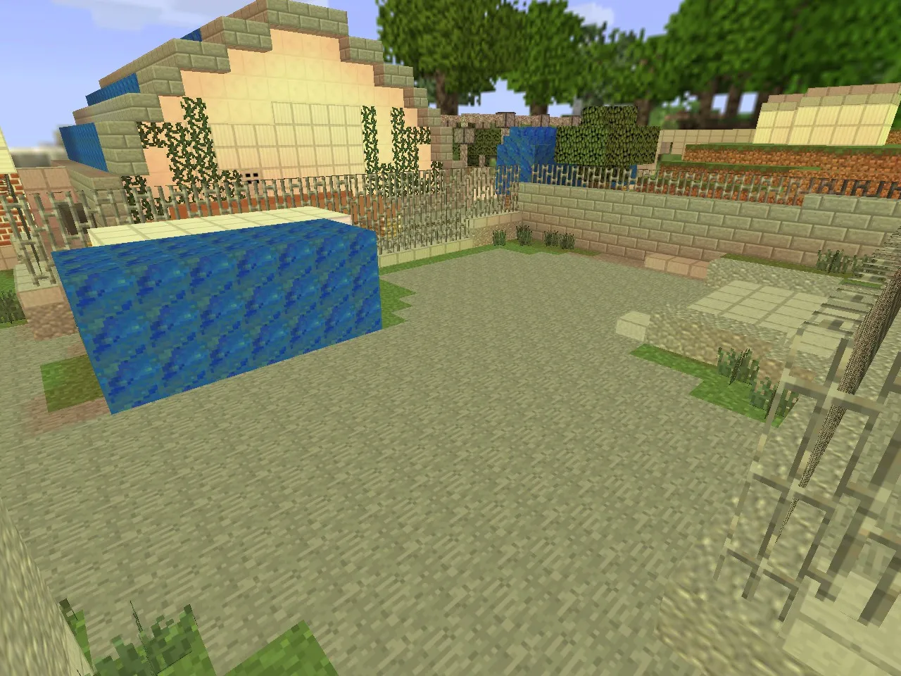 Скриншот  Карта de_cache_minecraft для CS 1.6: планировка, тактика Т/КТ, .nav для ботов, оптимизация