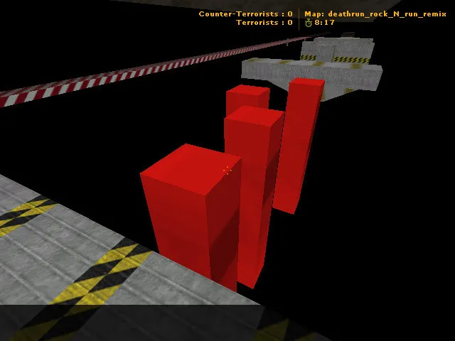 Скриншот  deathrun_rock_n_run_remix для CS 1.6: карта deathrun, точки, маршрут и оптимизация