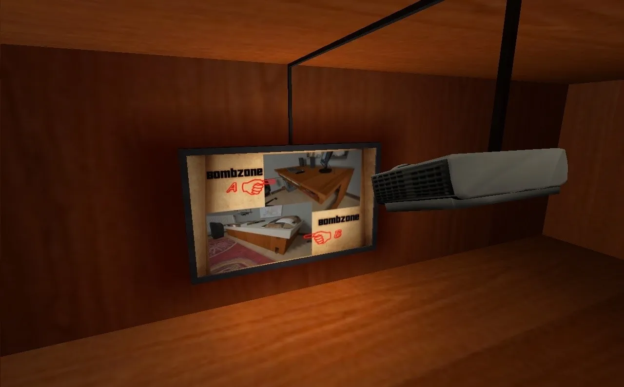 Скриншот  Карта de_unknown_room для CS 1.6 – подробное описание и особенности