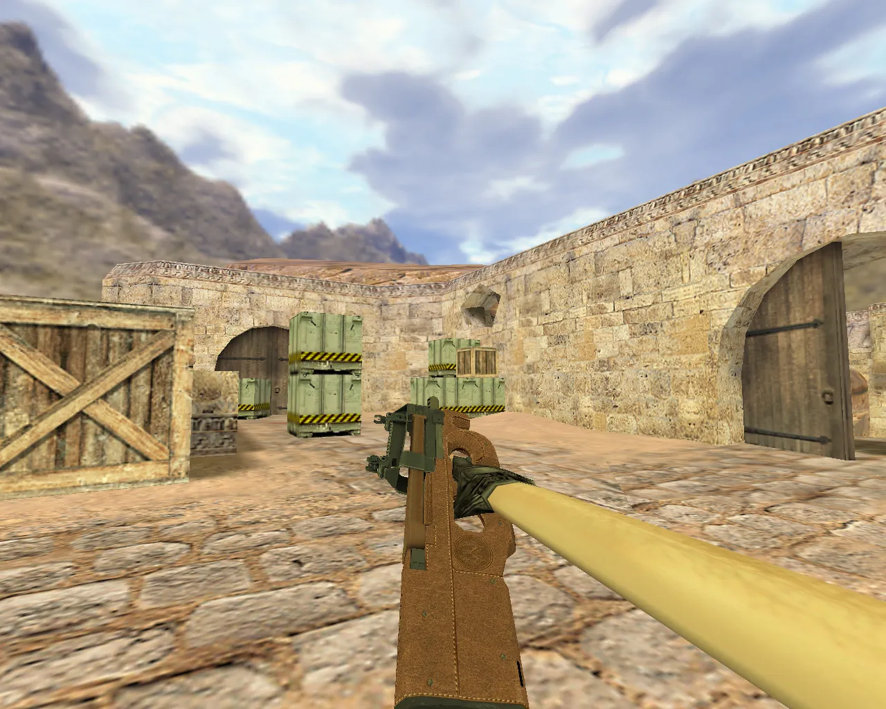 Скриншот Модель P90 Кожаный для CS 1.6 - Скачай и играй