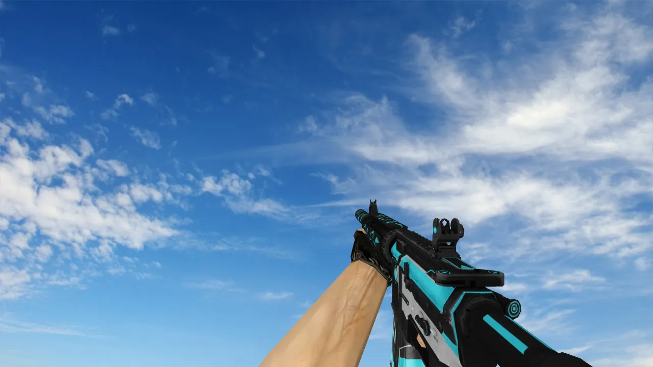 Скриншот Модель M4A4 Dramcore Redux 3 v_m4a1 для CS 1.6: звуки, анимация осмотра, текстуры и настройка под сервер