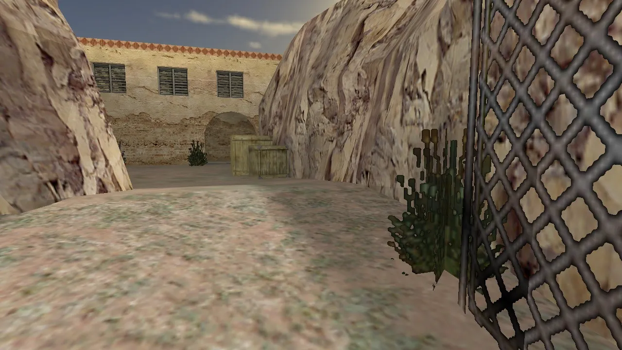 Скриншот  de_advanced для CS 1.6: разбор карты, точки, маршруты и настройка под стабильный матч