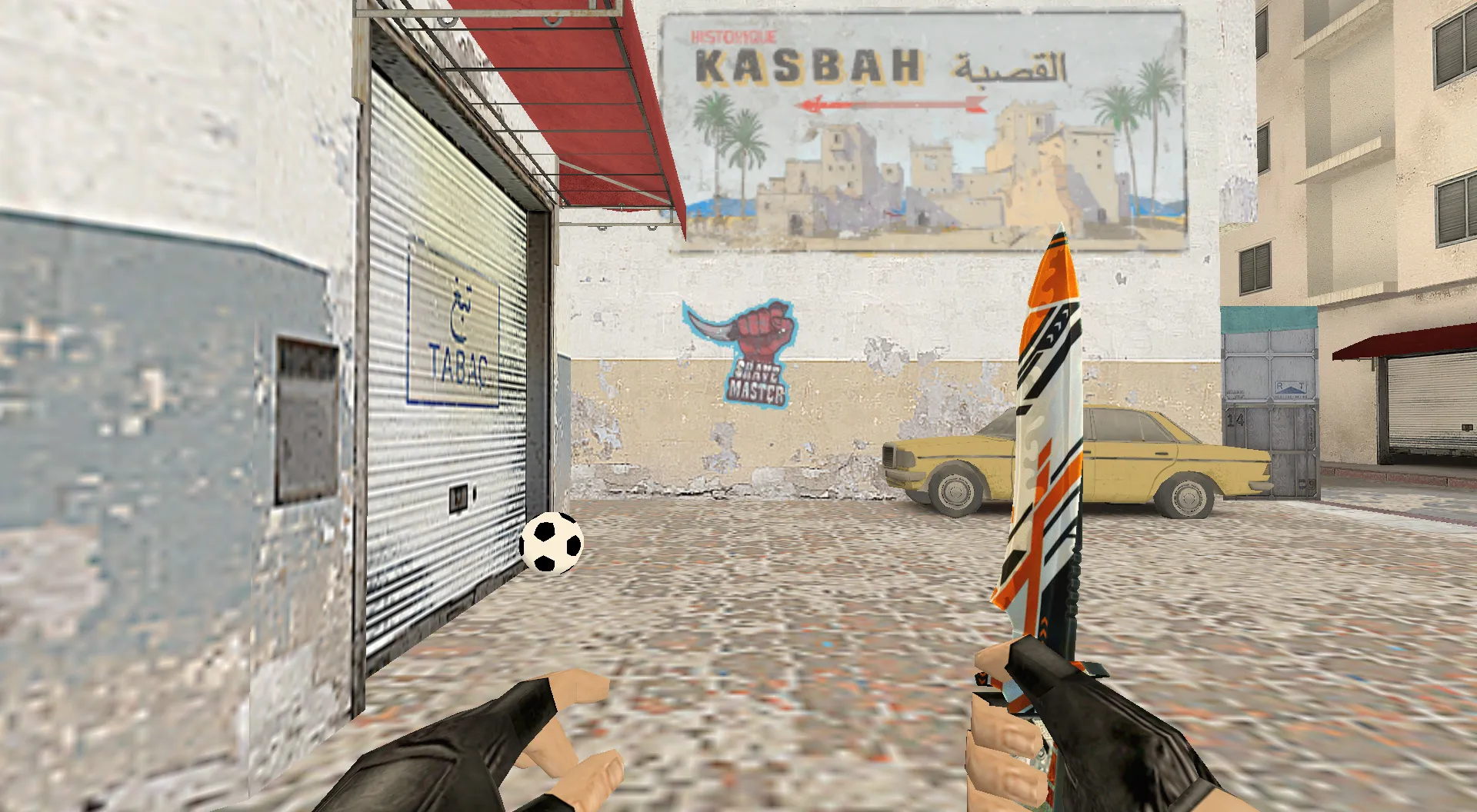 Скриншот Граффити «Повелитель лезвия» для CS 1.6 - Уникальный стиль в вашей игре