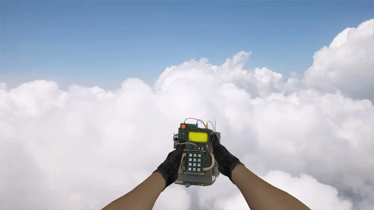 Скриншот Модель C4 «Новая бомба из CSGO» v_ p_ w_ для CS 1.6: звуки, анимация осмотра, качество текстур