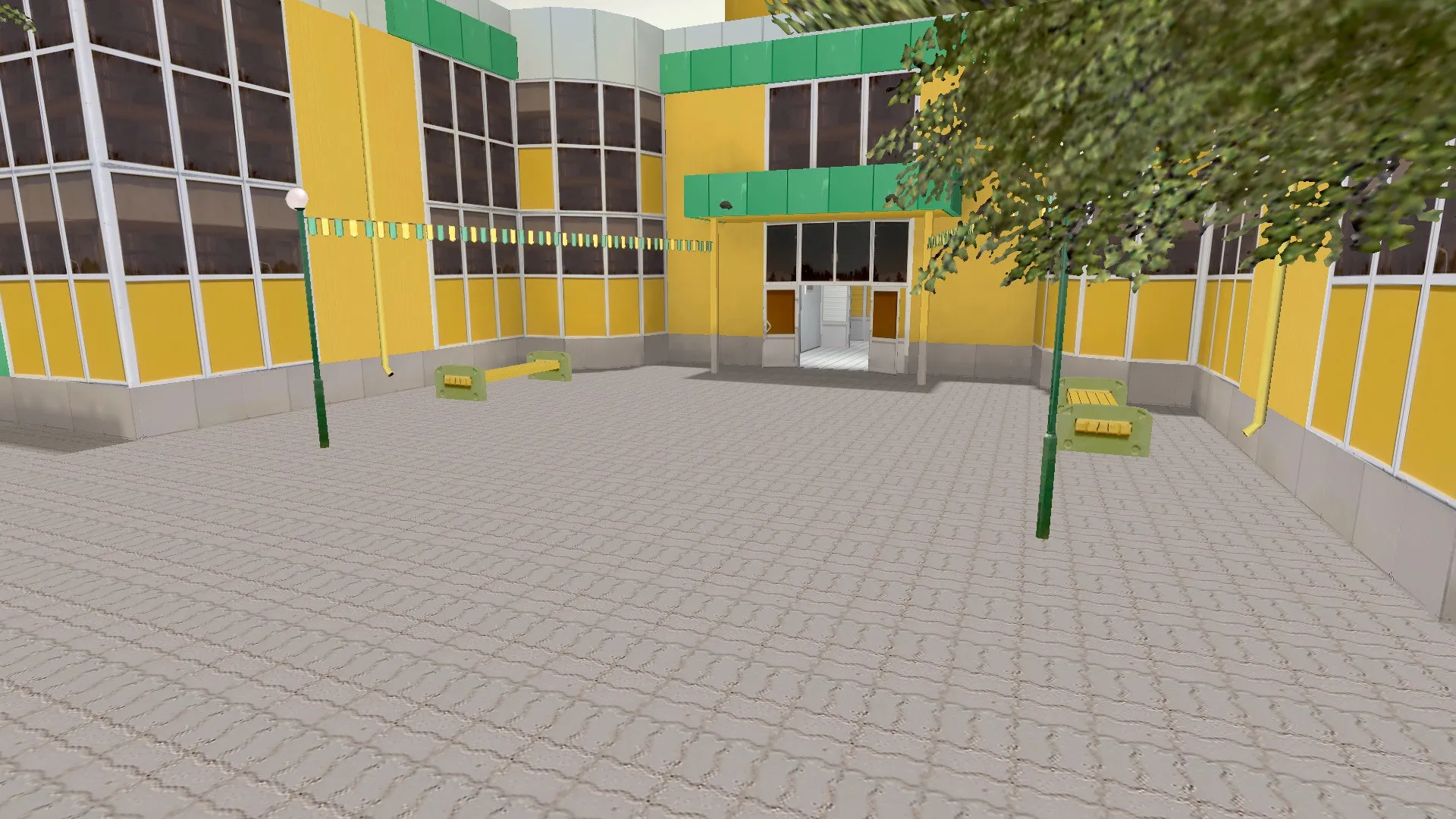 Скриншот Карта «de_parabellum» для CS 1.6