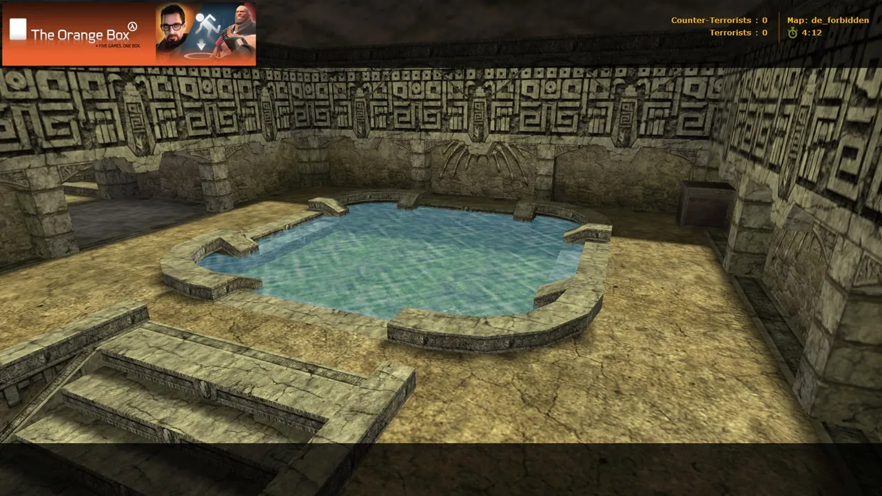 Скриншот  de_forbidden — карта CS 1.6: точки, маршруты, баланс сторон и советы под 4554/8610