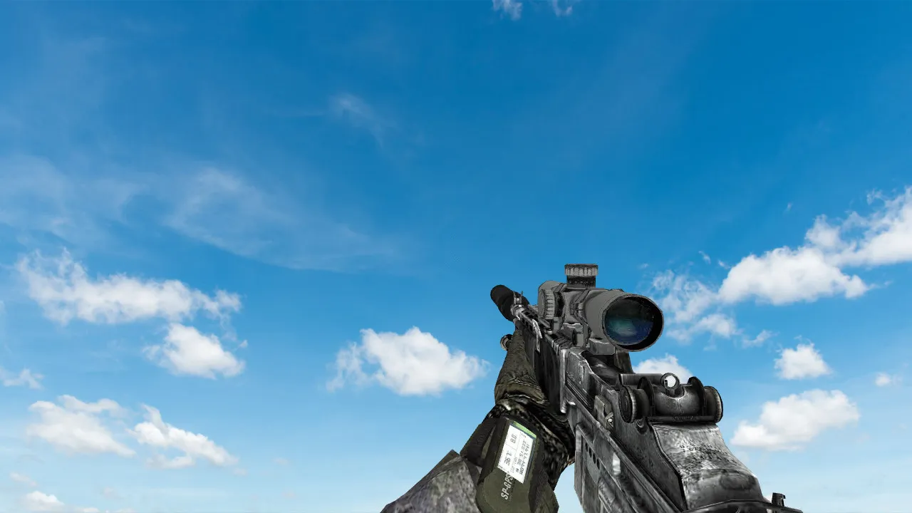 Скриншот  Пак моделей оружия «CoD MW3 Pack» для CS 1.6: v_, p_, w_ модели, звуки, анимация осмотра и текстуры