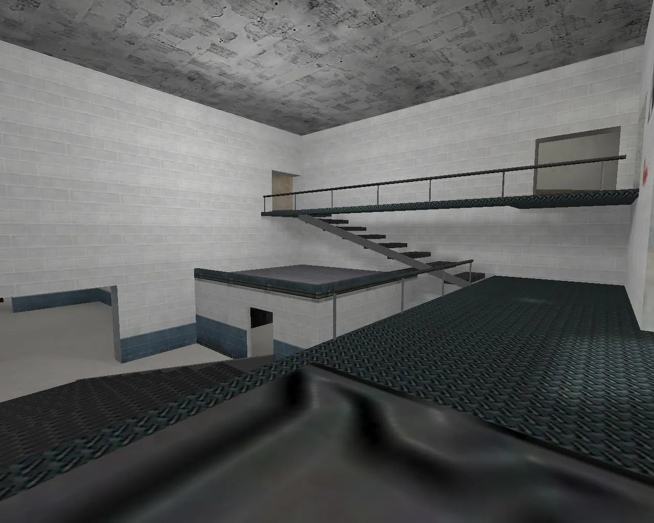 Скриншот  Карта de_trainstorage для CS 1.6 - тактика и особенности