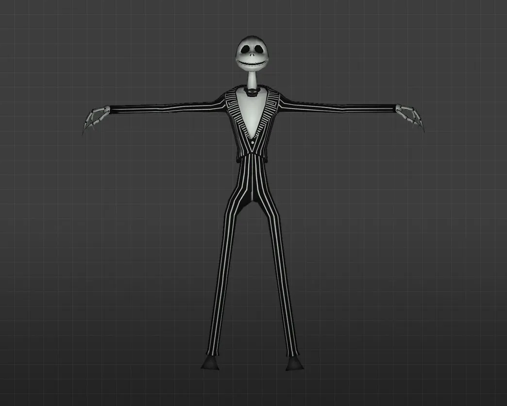 Скриншот Модель «Джек Скеллингтон» для CS 1.6 - уникальный скин для вашей игры