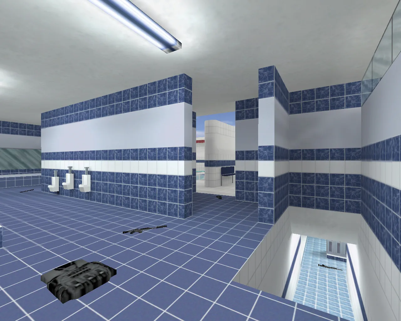 Скриншот  Карта fy_poolparty для CS 1.6: тактика, точки, боты, оптимизация и настройка сервера