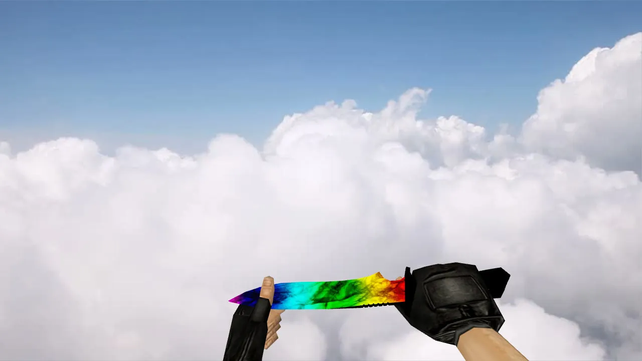 Скриншот Default Knife Marbale для CS 1.6: v_, p_, w_ модели, анимация осмотра, звук и текстуры