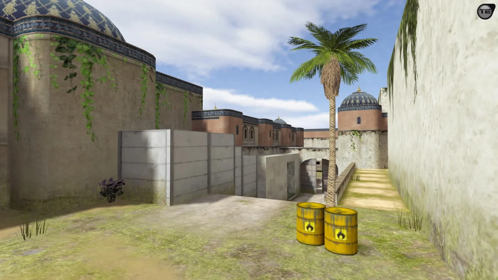 Скриншот  css_dust20 — DE карта для CS 1.6: спавны, тактика за Т и КТ, .nav для ботов, оптимизация wpoly/epoly