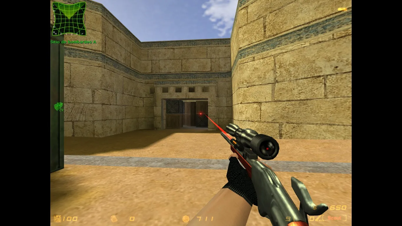 Скриншот  de_gamebanana карта для CS 1.6: баланс сторон, точки, .nav и оптимизация wpoly/epoly