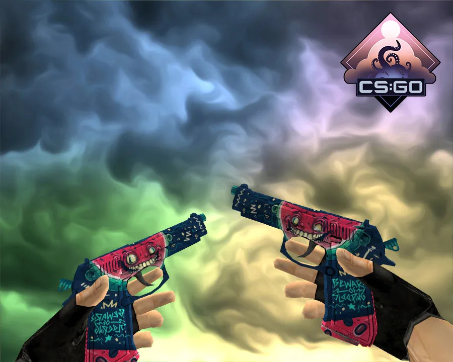 Скриншот Dual Berettas | Плод воображения (Melondrama) для CS 1.6