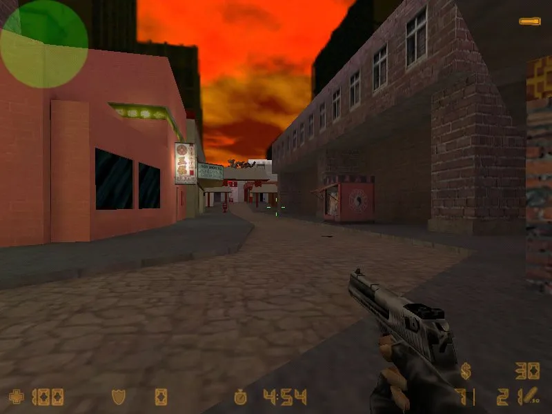 Скриншот  Карта de_chinatown для CS 1.6: баланс сторон, точки, .nav для ботов, оптимизация wpoly/epoly