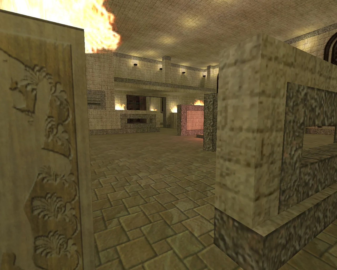 Скриншот  awp_hall_tkl — AWP карта для CS 1.6: баланс сторон, точки, .nav и оптимизация wpoly/epoly