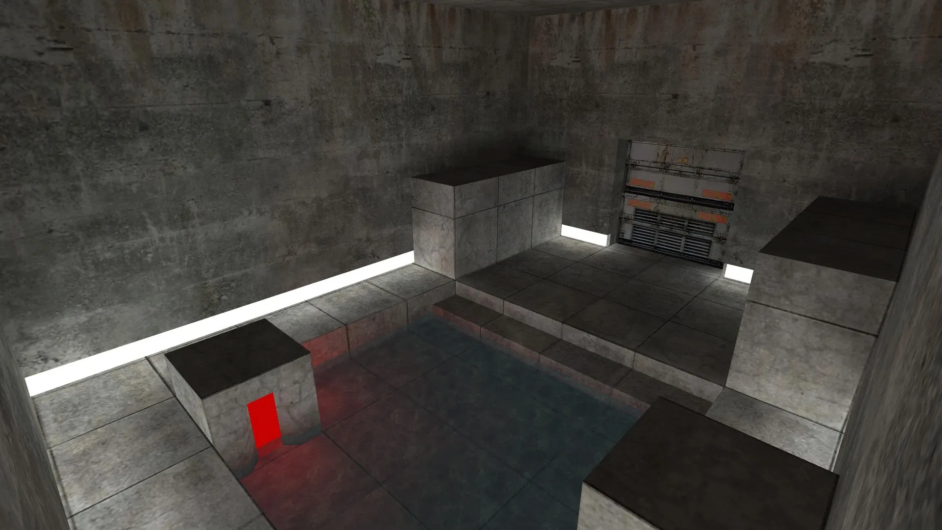 Скриншот  deathrun_clr_abandoned для CS 1.6: карта Deathrun, точки, маршруты, .nav для ботов и оптимизация