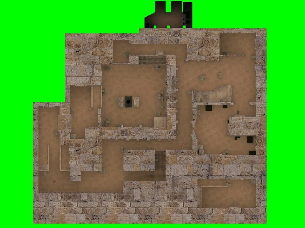 Скриншот  de_arabia2 для CS 1.6: тактики за CT/T, точки на пленте, .nav и оптимизация карты