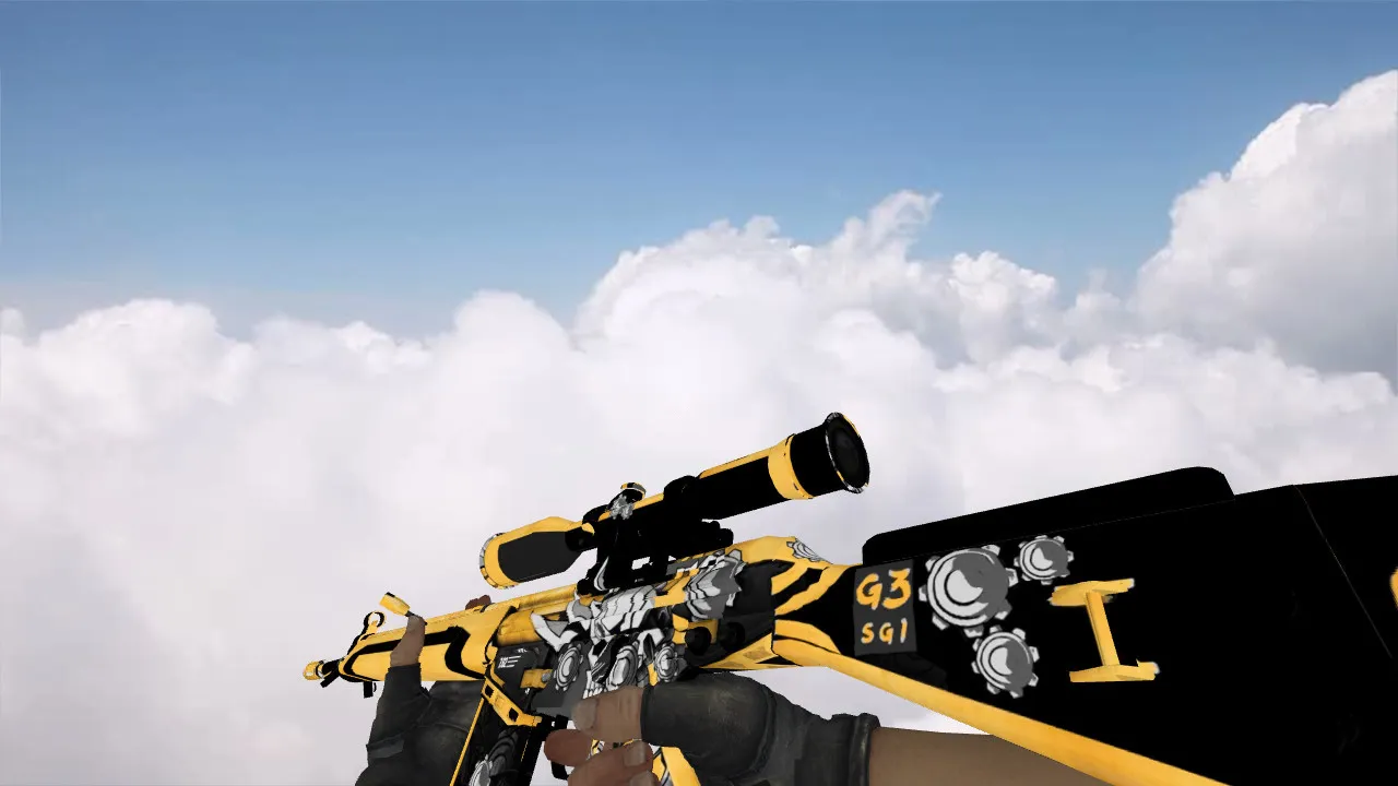 Скриншот Модель «G3SG1 Cybernetik» для CS 1.6 - Оружие с уникальным дизайном