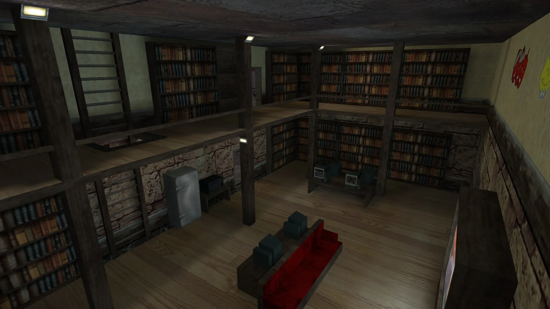 Скриншот  Карта de_cchq для CS 1.6: геймплей, точки, .nav для ботов, оптимизация wpoly/epoly