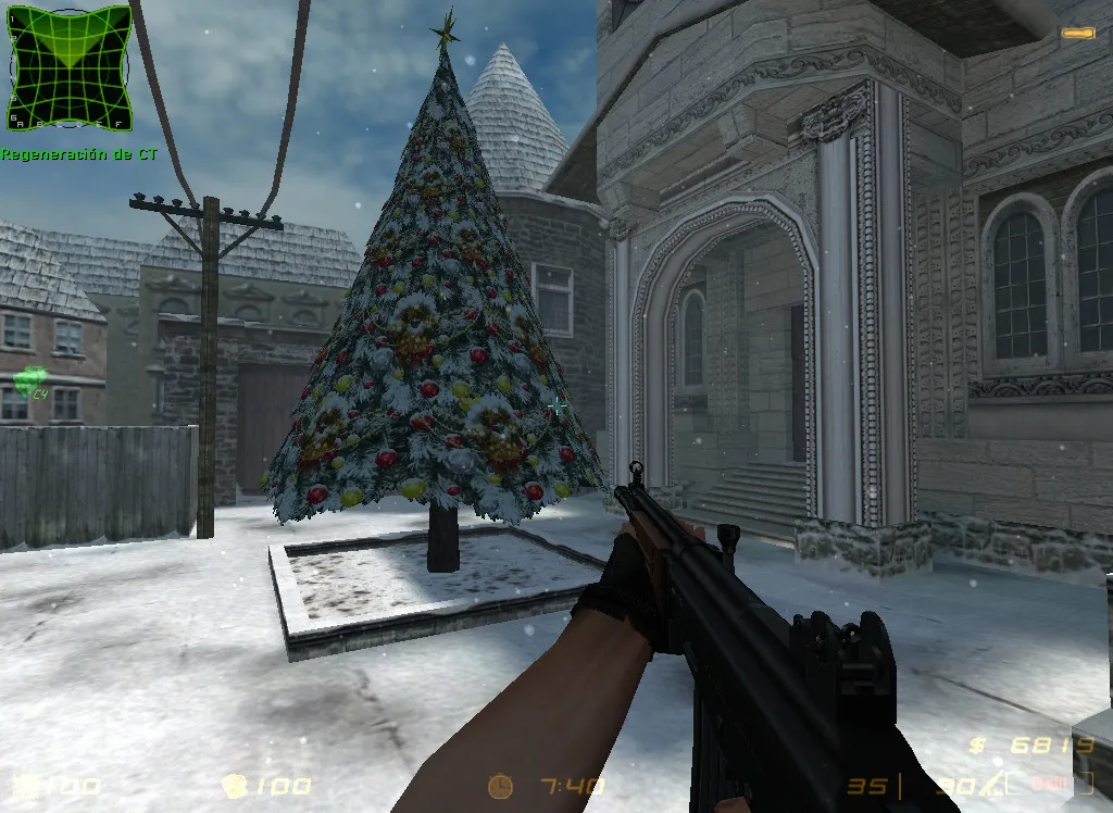 Скриншот  Карта de_vostokxmas_cso для CS 1.6: тактические особенности и детализация