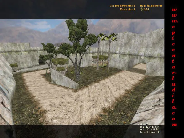 Скриншот  de_epicentar для CS 1.6: тактика, точки, .nav для ботов и оптимизация карты