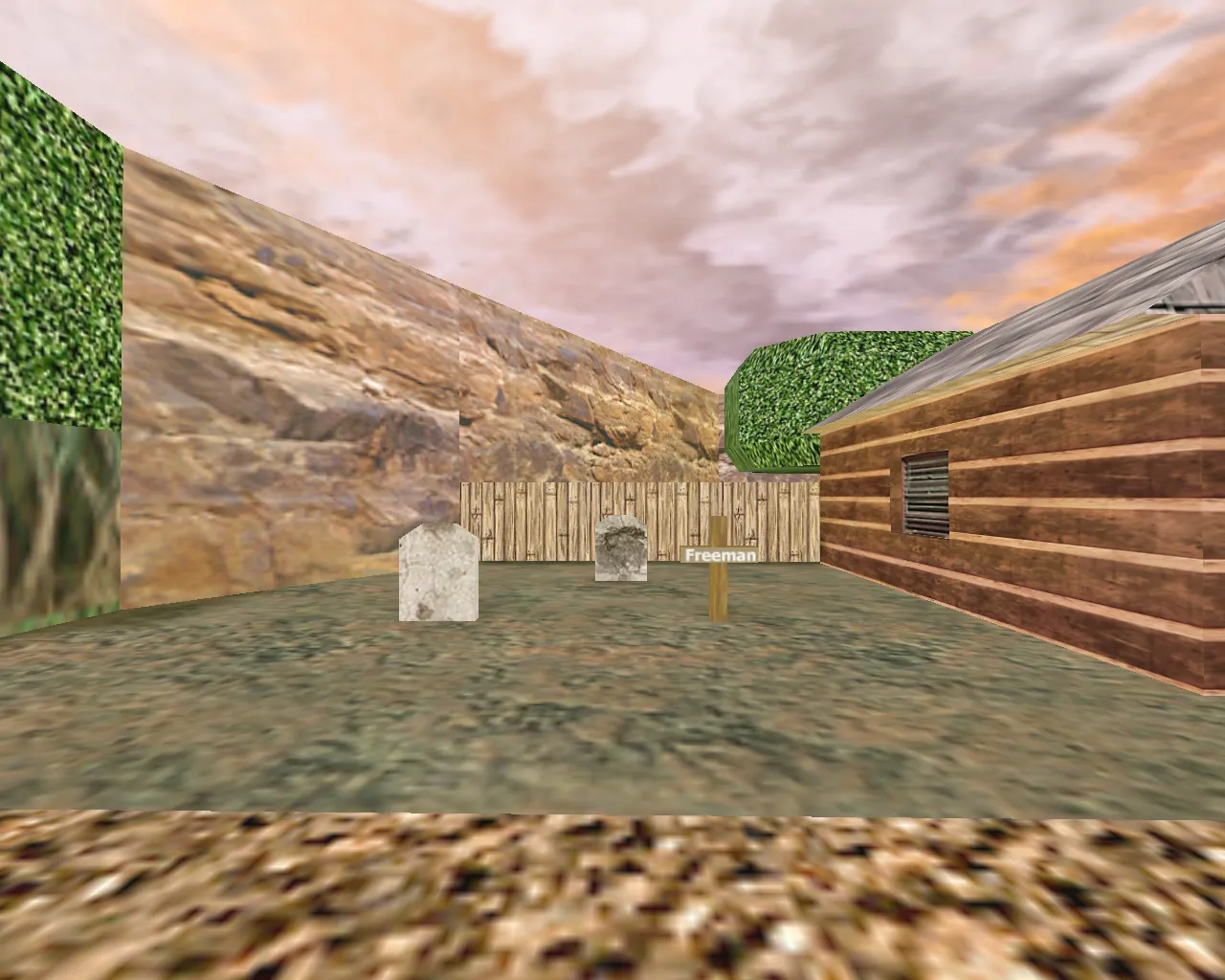 Скриншот  cs_wildwest — карта для CS 1.6: баланс сторон, точки под пушки, .nav для ботов