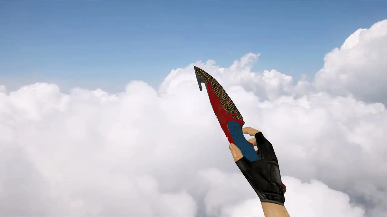 Скриншот Gut Knife Project X v_ и p_ модели для CS 1.6: звуки, анимация осмотра, качество текстур