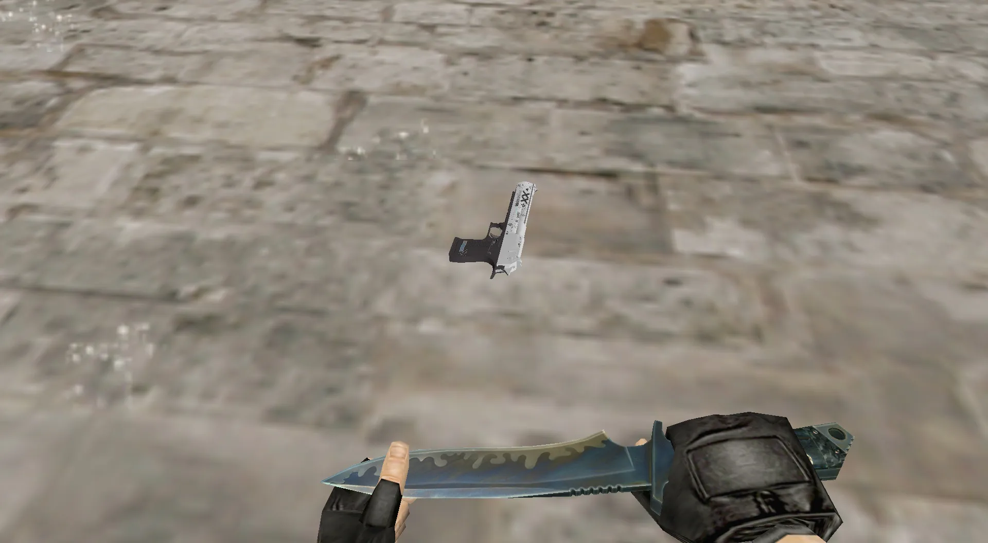 Скриншот  Deagle «Поток информации» для CS 1.6 - Уникальный скин