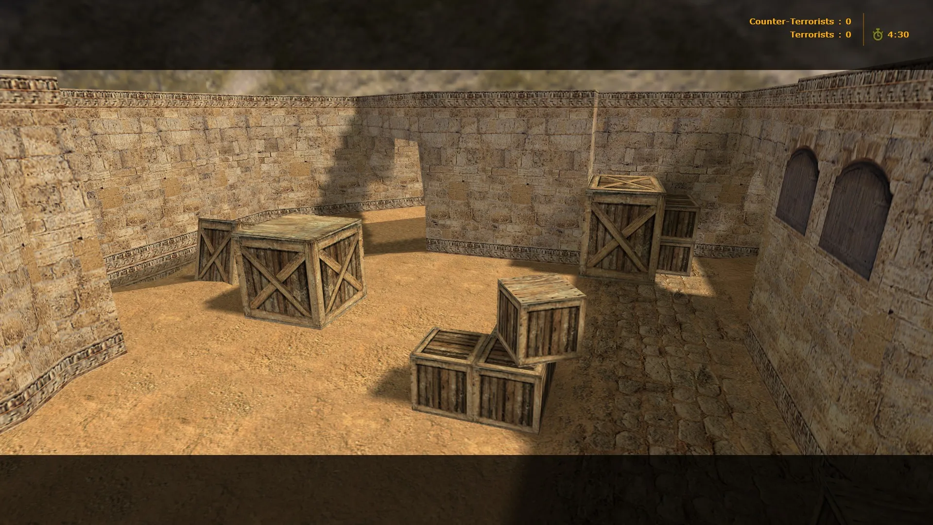 Скриншот  Карта 828_dust для CS 1.6: de_dust2 стиль, точки, .nav для ботов, оптимизация wpoly/epoly