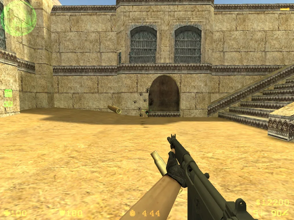 Скриншот  Модель «Shell 7.62» для CS 1.6: v_ и p_ файлы, звуки выстрела, анимация осмотра, качество текстур