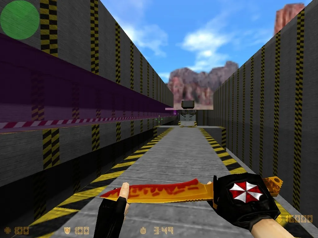 Скриншот  deathrun_n3rd для CS 1.6: геймплей Deathrun, точки, маршруты и настройка под ботов