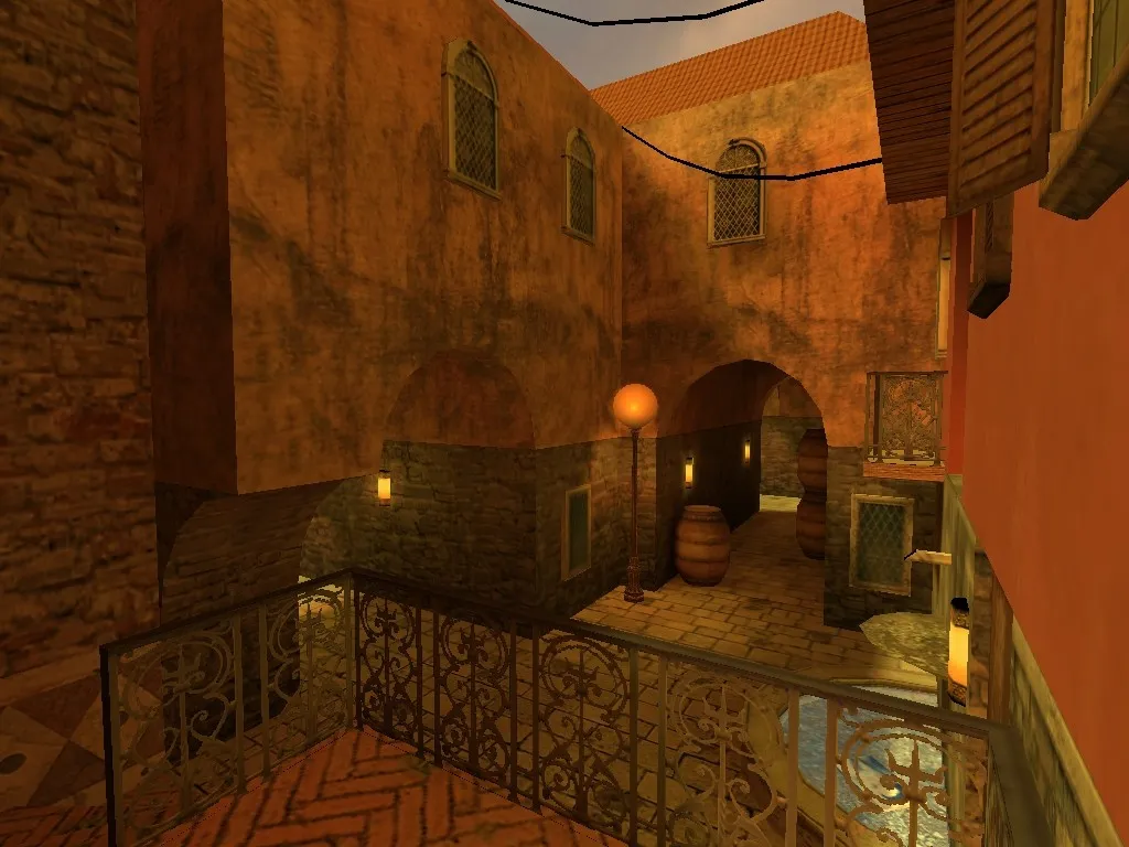 Скриншот  Карта de_terrace_hill для CS 1.6 — стратегические преимущества и тактики