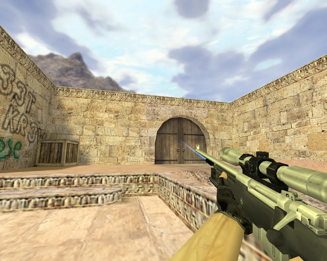 Скриншот Модель AWP Черный хром для CS 1.6: Качество и стиль