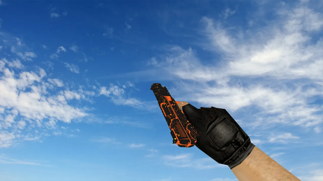 Скриншот Модель Five Seven Lavale для CS 1.6 — Качественные текстуры и анимация