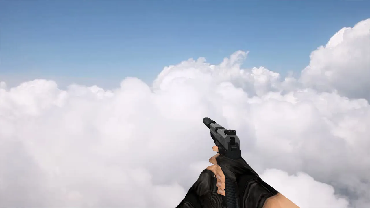 Скриншот  Пак HD-пистолетов для CS 1.6: v_ p_ w_ модели, звуки, анимация осмотра, качество текстур