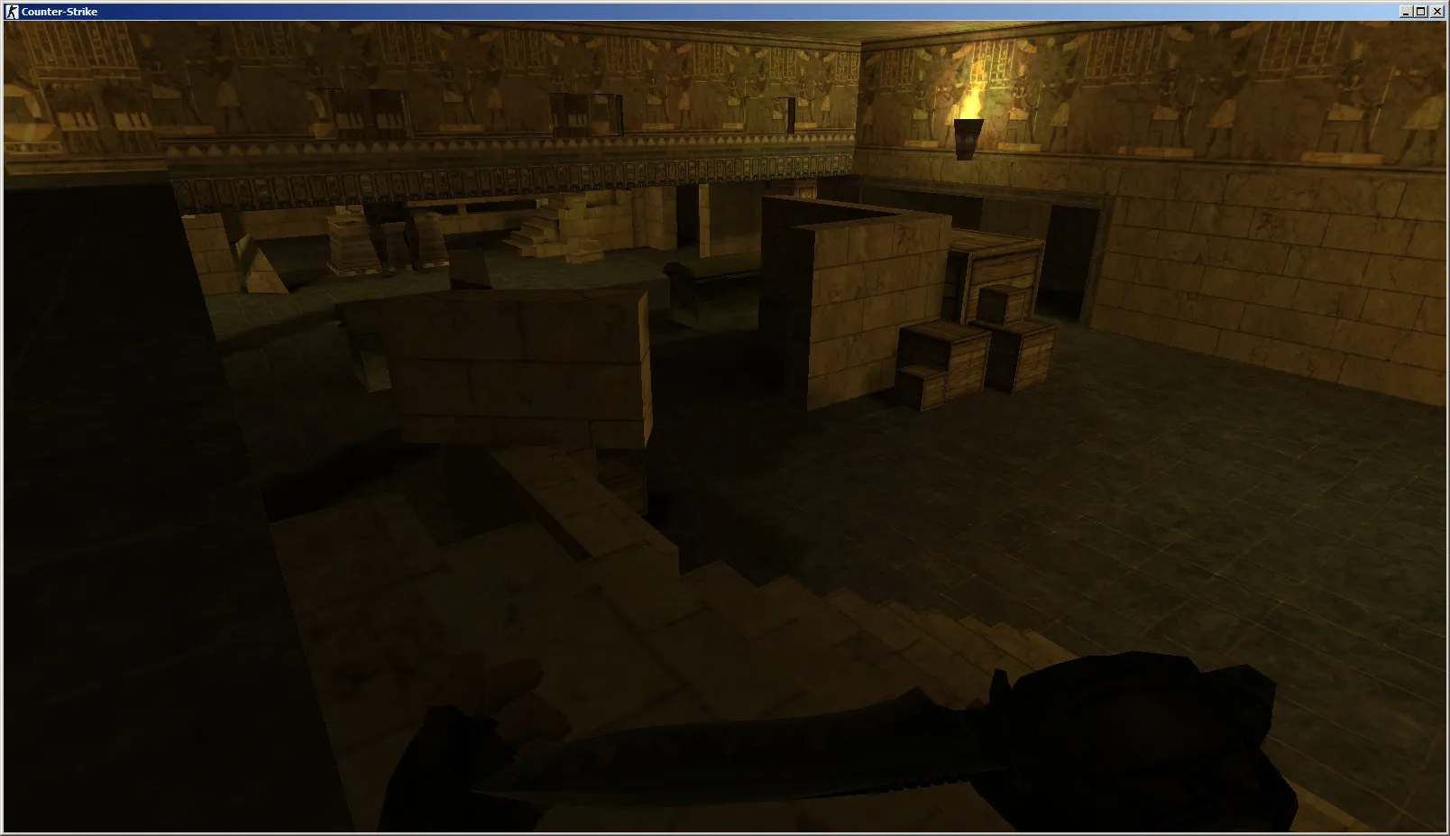 Скриншот  Карта de_amun_beta для CS 1.6: точки, ротации, .nav для ботов и настройка под стабильный FPS