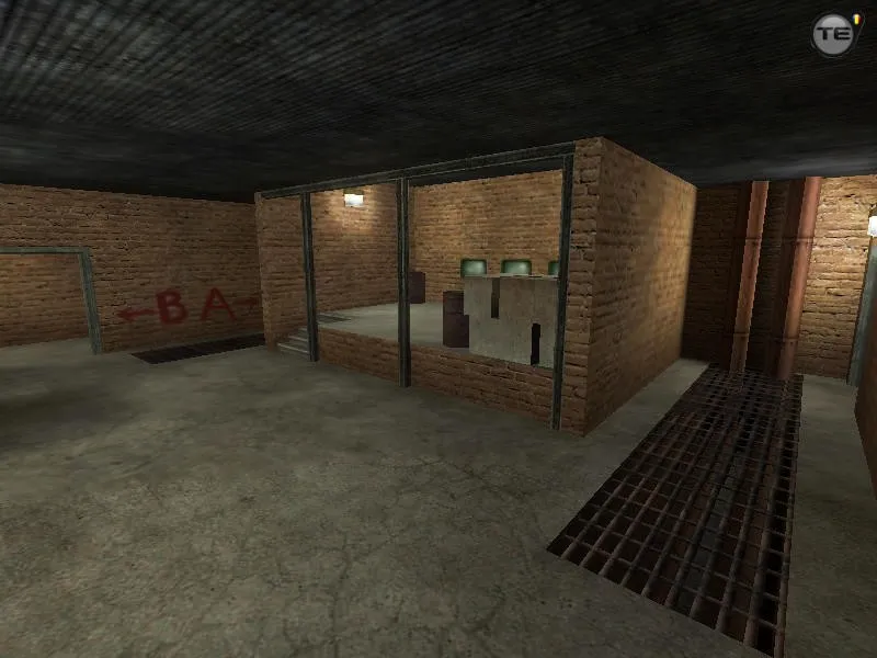 Скриншот Карта css_train для CS 1.6: тактики за T и CT, точки, .nav для ботов и оптимизация