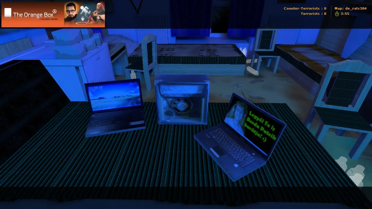 Скриншот Карта de_rats304 для CS 1.6 - тактические особенности и преимущества