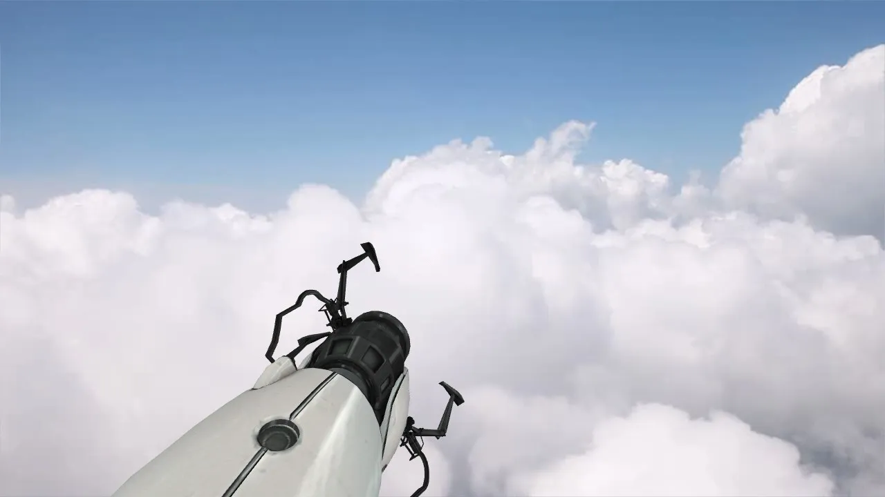 Скриншот Модель «Portal Gun» для CS 1.6: Оружие нового уровня