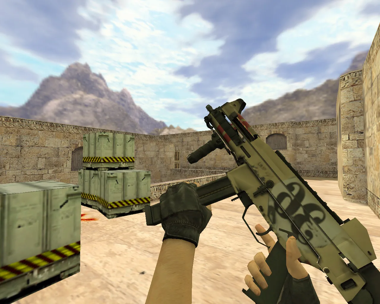 Скриншот Модель «UMP-45 Гран-при» для CS 1.6 - Оружие с новым дизайном