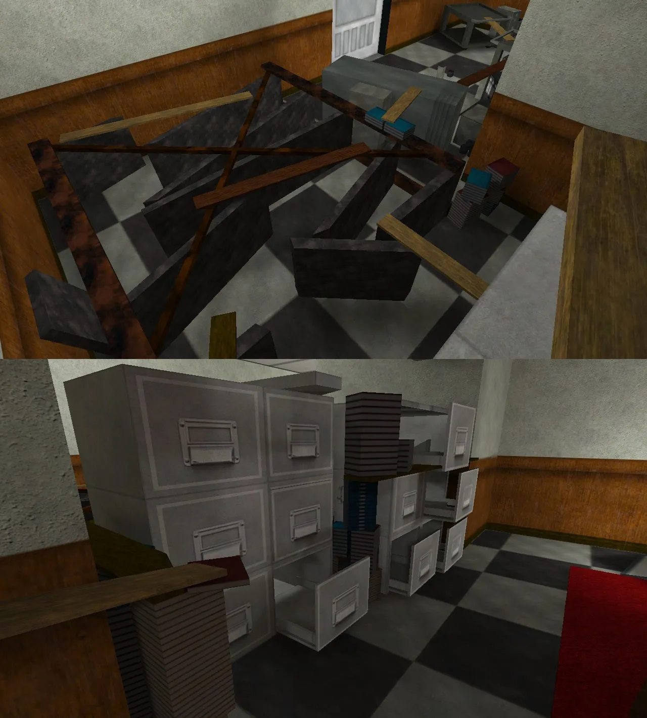 Скриншот  Карта de_rats_signal_office для CS 1.6: Тактические возможности и детали