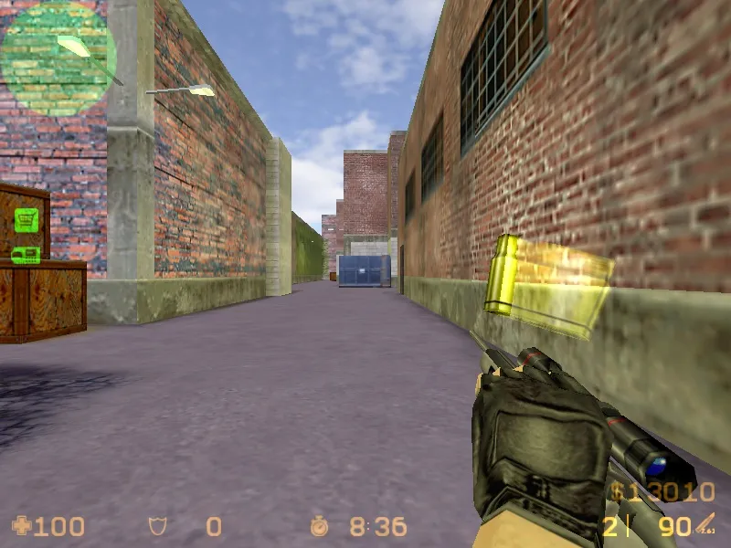 Скриншот  Dinamic Shells: модель гильз для CS 1.6 с анимацией осмотра, звуками и точной графикой